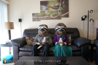 Coolest Sloth Couple Costume