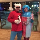 The Coolest ICEE and Polar Bear Couple Costume