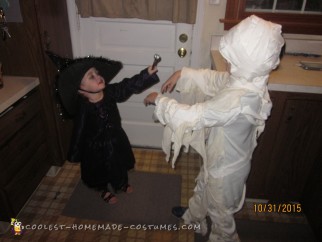 Toddler's Deluxe Handmade Spider Witch Costume