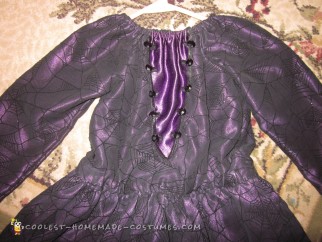 Toddler's Deluxe Handmade Spider Witch Costume