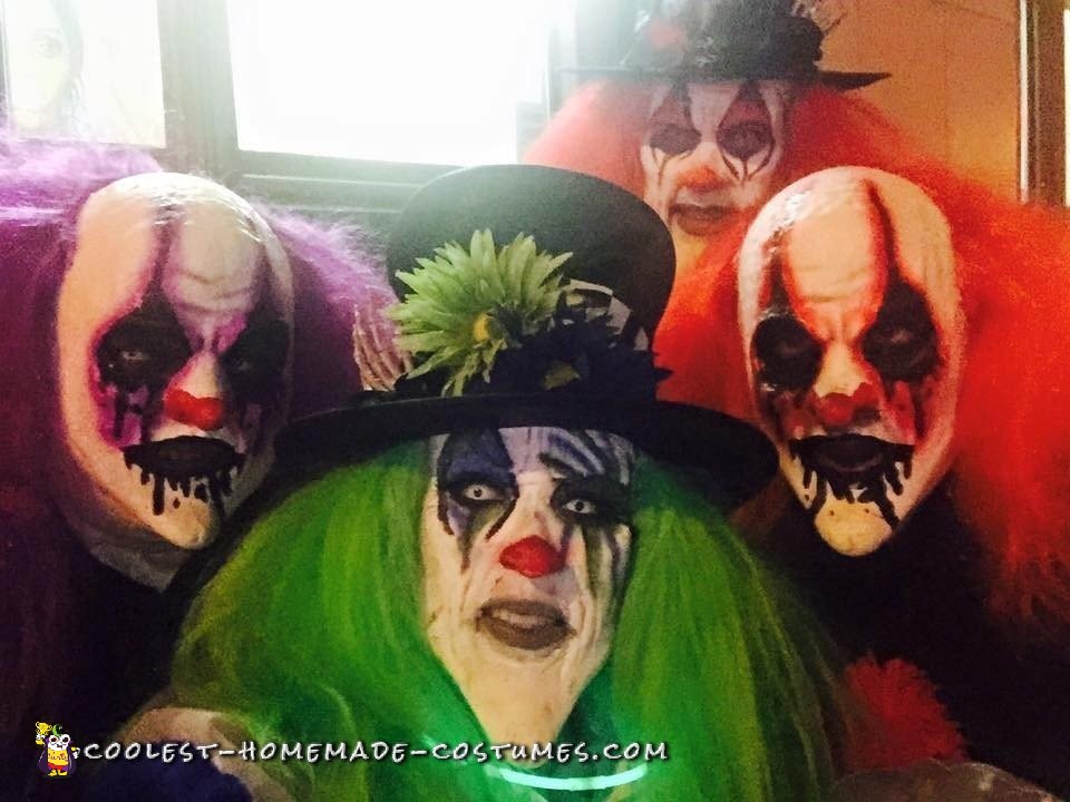 Trick And Treat Scary Halloween Clowns