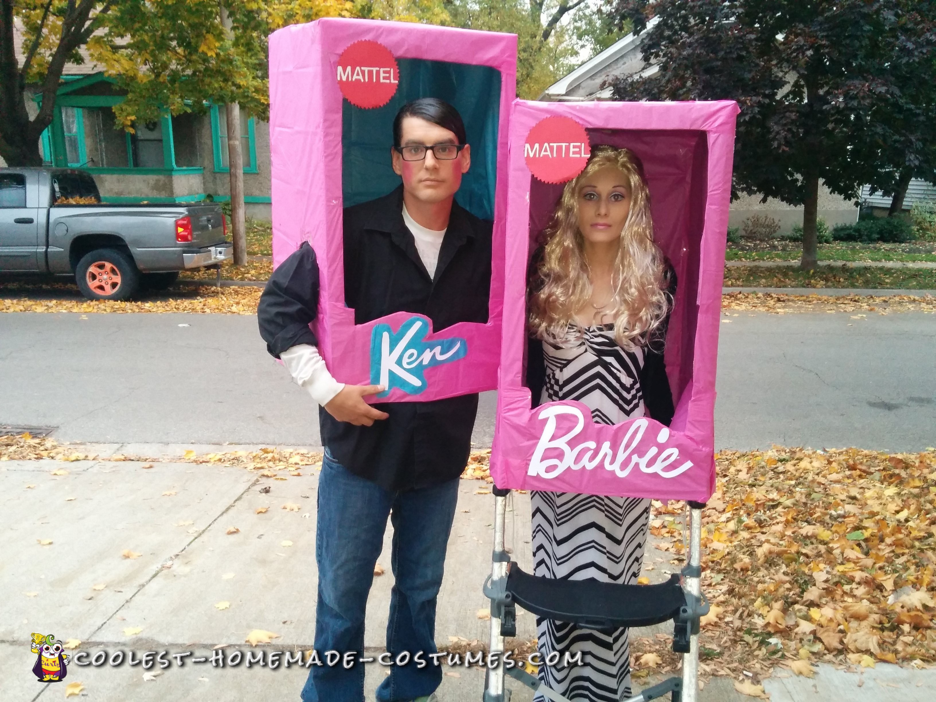 Walker Barbie and Clark Kent Ken Doll Costumes