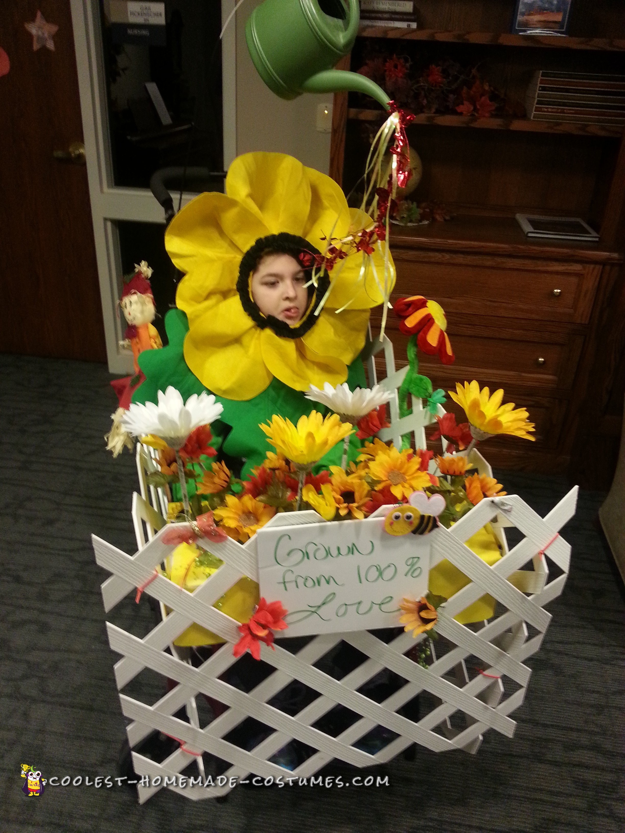 Wheelchair Flower Garden Costume