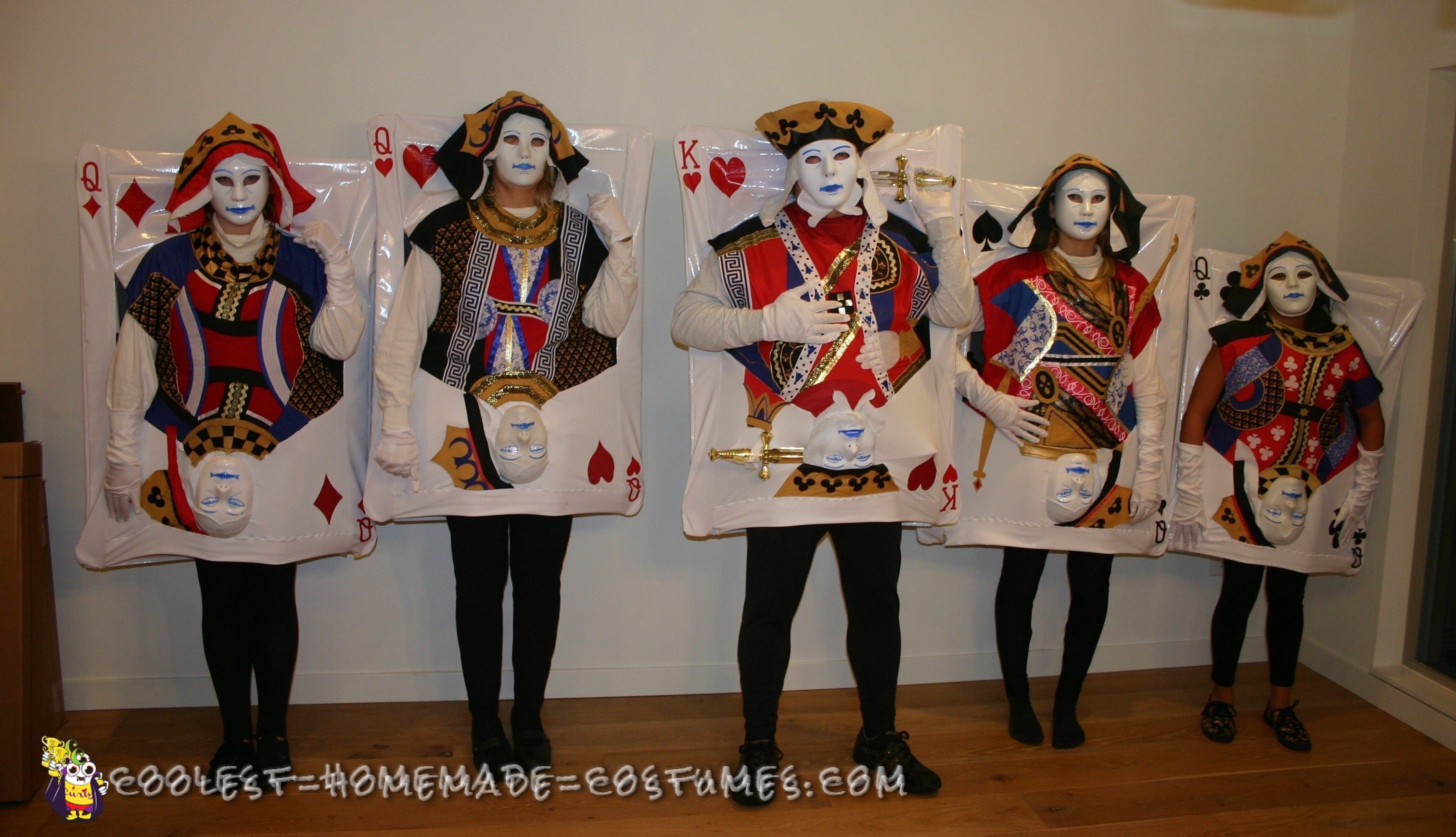 Winning Poker Hand Family Costumes