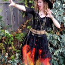 Blazing Witch on Fire Costume