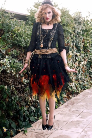 Blazing Witch on Fire Costume