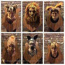 Hunter's Trophy Wall Taxidermy Group Costume