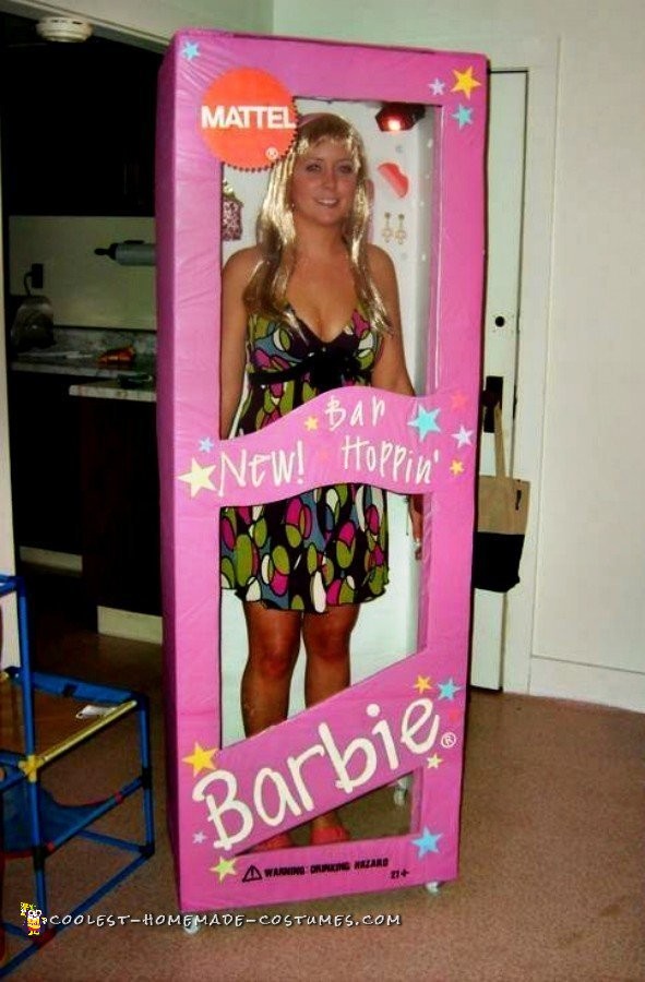 Bar Hopping Barbie in a Box Costume