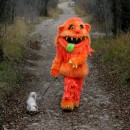 Big Orange Homemade Monster Costume