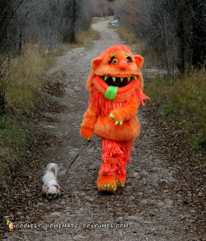 Big Orange Homemade Monster Costume