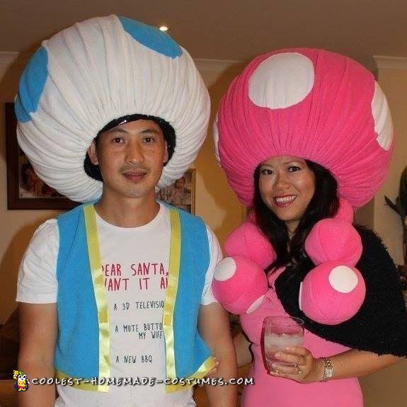 Awesome and Easy Toad and Toadette Costume