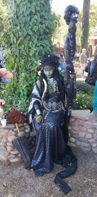 Epic Homemade Medusa Costume