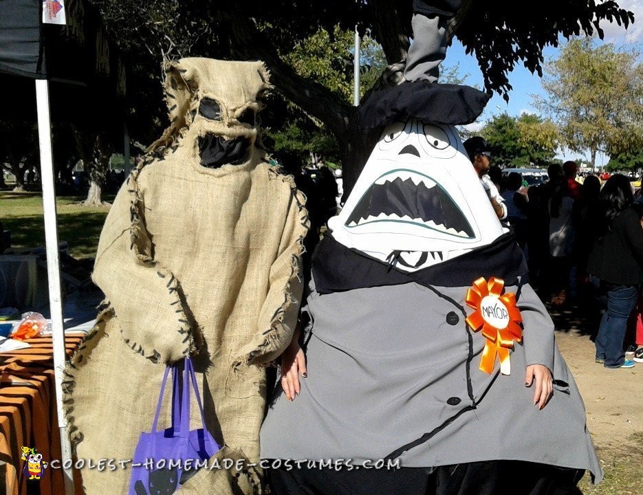 Oogie Boogie and Mayor Nightmare Before Christmas Halloween Costumes