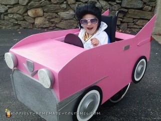 Pink Cadillac Elvis Wheelchair Halloween Costume