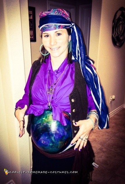 Unique Pregnant Belly Fortune Teller Costume