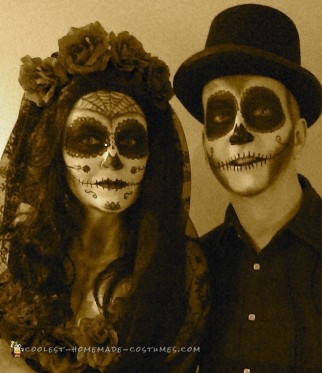 Dias de los Muertos Couple Costume