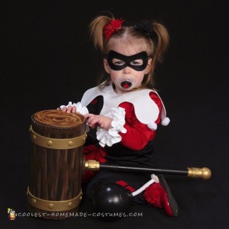 Cosplay Inspired Harley Quinn and Robin Toddler Costumes