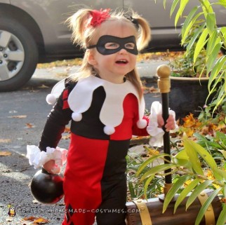 Cosplay Inspired Harley Quinn and Robin Toddler Costumes