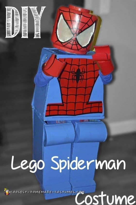 Coolest Homemade Lego Spiderman Costume
