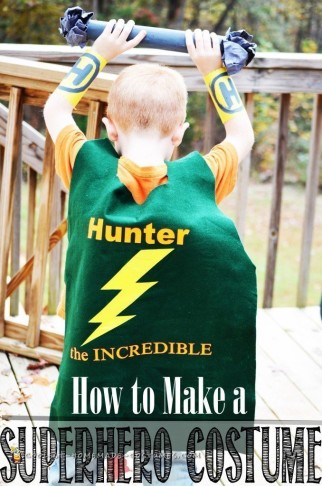 Easy DIY Superhero Costume!