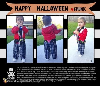 Toddler Chunk Costume from Goonies
