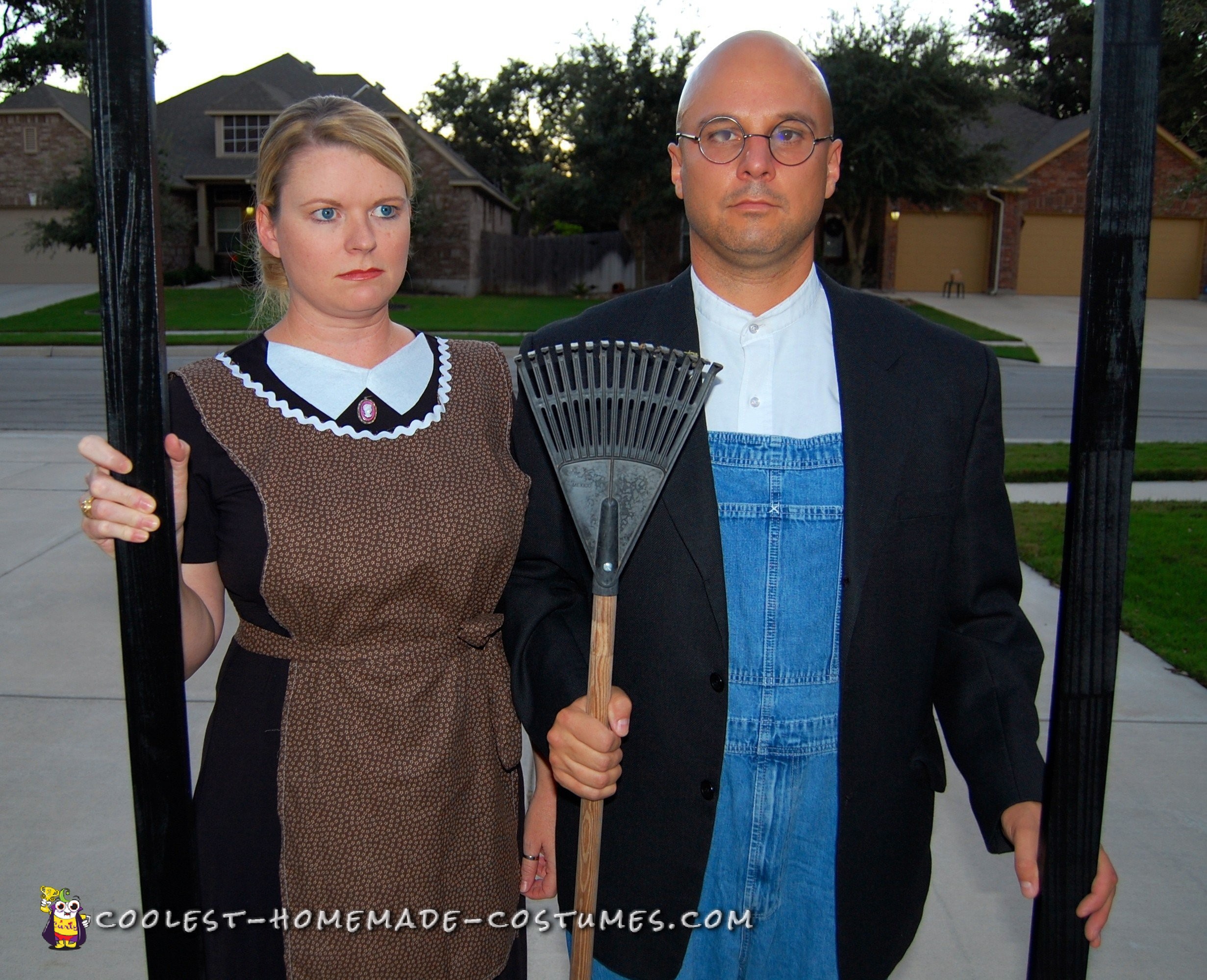 Cool American Gothic Couple Costume