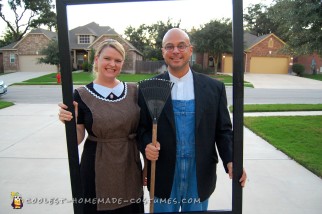 Cool American Gothic Couple Costume