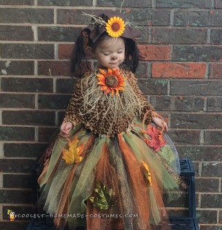 Cutest Homemade Toddler Scarecrow Costume