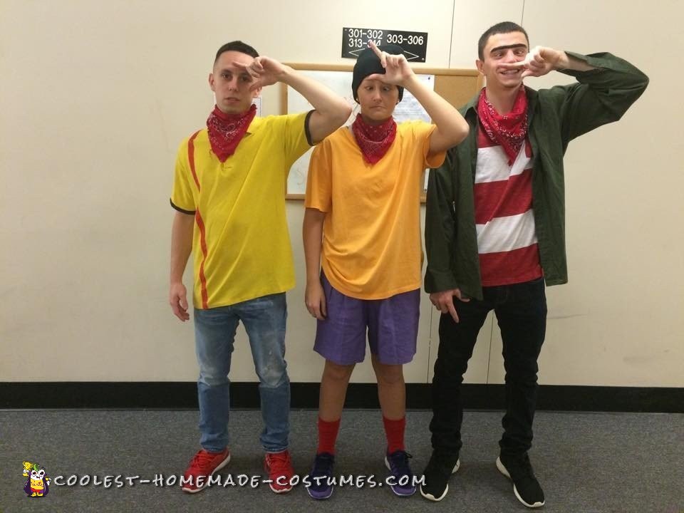 Funny Ed, Edd, and Eddy Group Costume