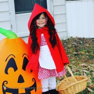 Diy little red riding hood costume for adults sale