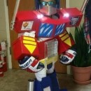 Awesome Homemade Optimus Prime Costume