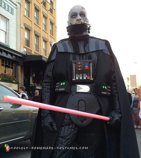 Coolest Darth Vader Unmasked Costume