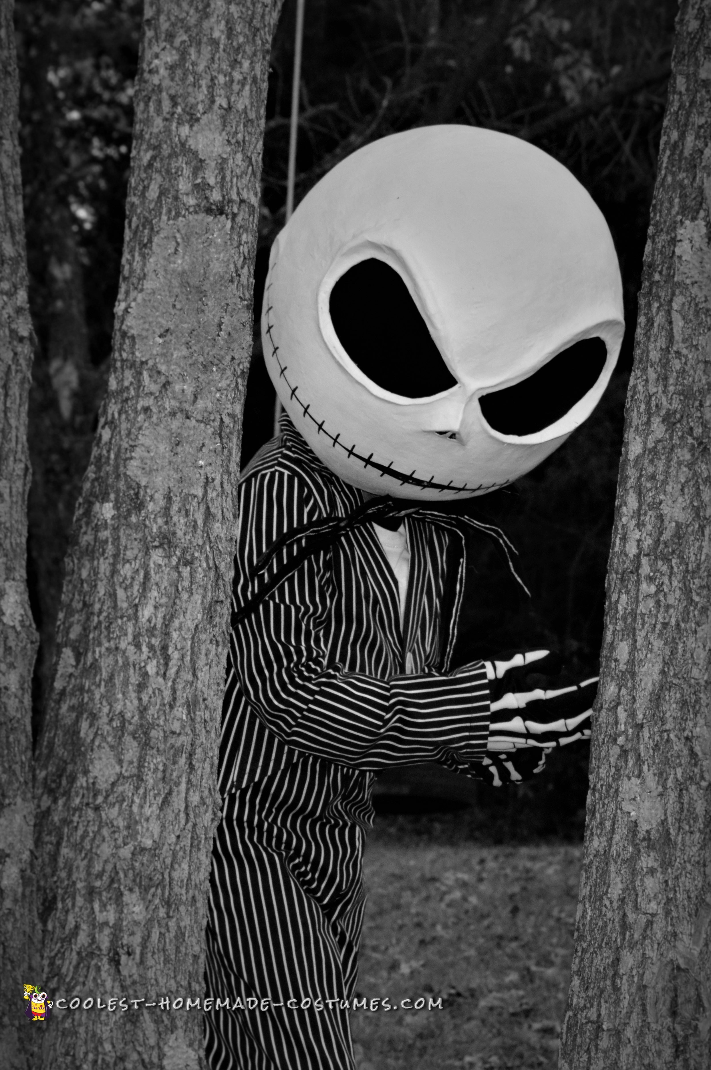 homemade jack skellington costume