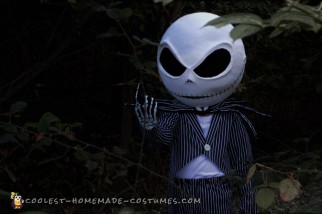 homemade jack skellington costume