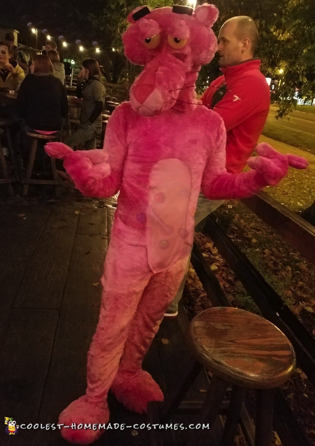 pink panther costume.