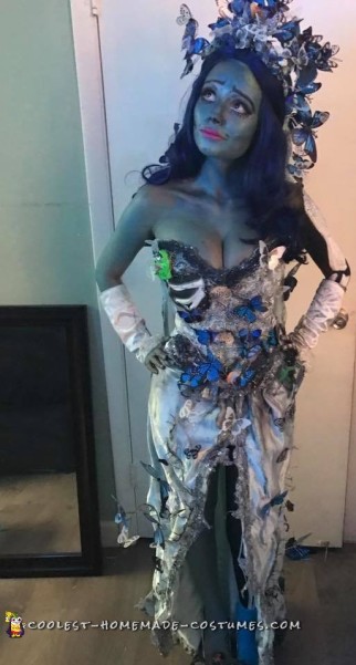 Stunning Homemade Adult Corpse Bride Costume