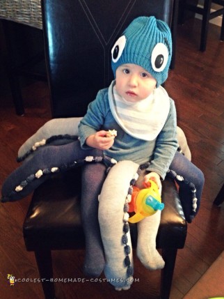 Adorable Toddler Octopus Costume