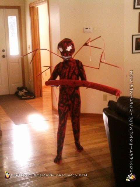 Cool DIY Carnage Kid Costume