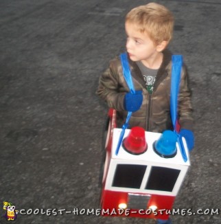 toddler firetruck costume