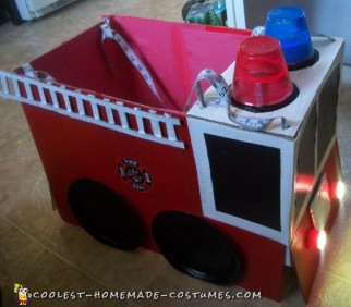 toddler firetruck costume