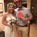 Homemade Forrest Gump and Jenny Costumes