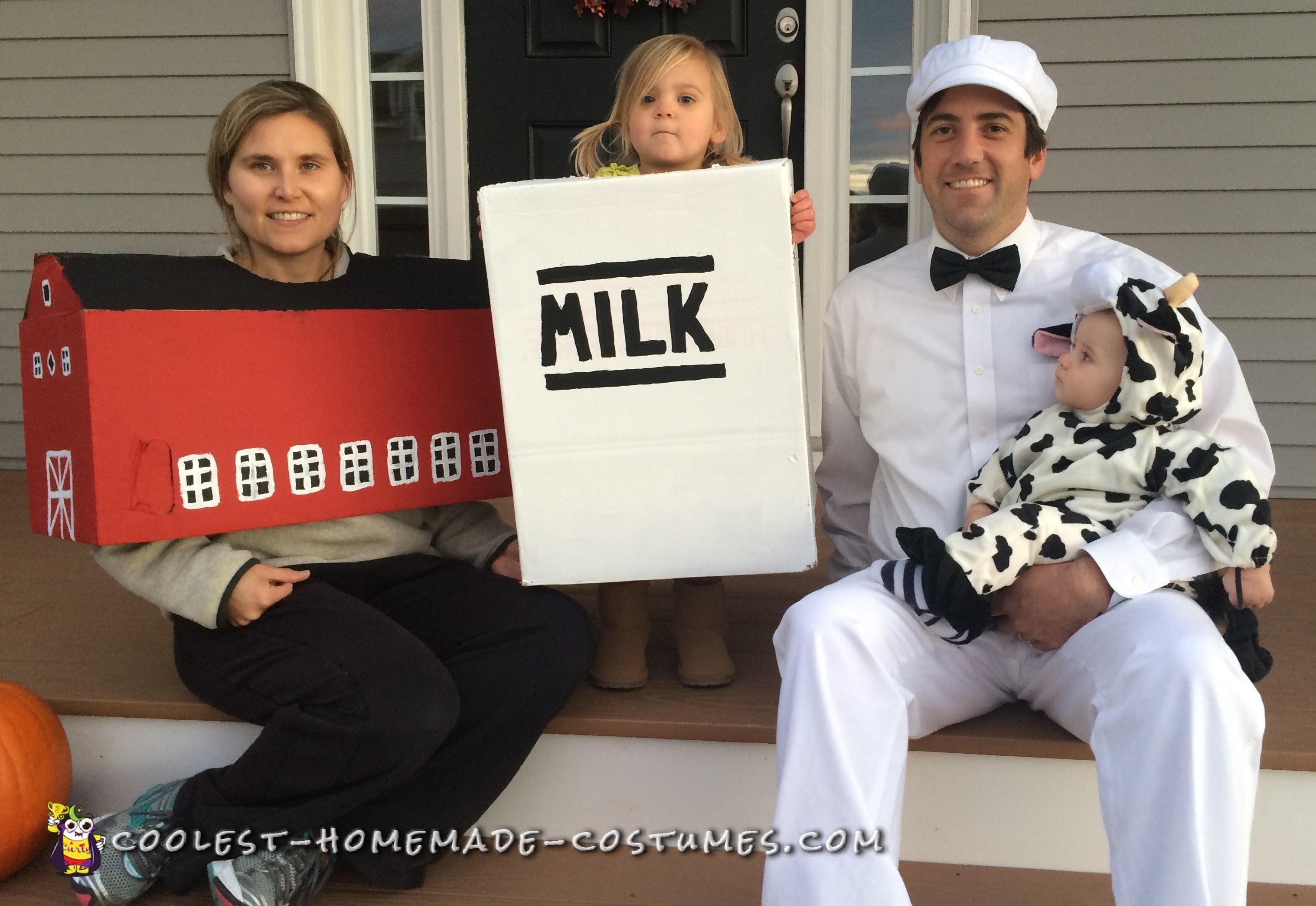 Coolest Homemade Milkman Costumes