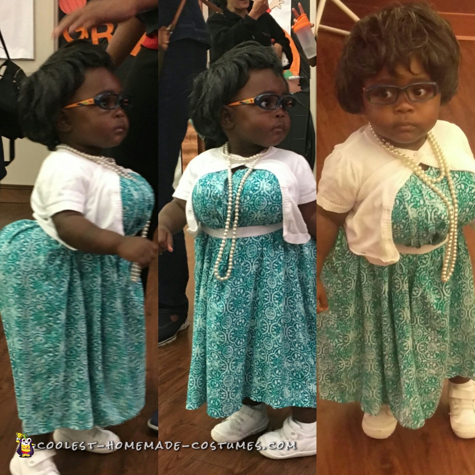 Adorable DIY Madea Halloween Costume for a Toddler