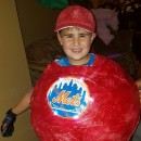 Cool NY METS Homerun Apple Costume