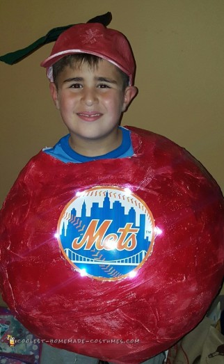 Cool NY METS Homerun Apple Costume