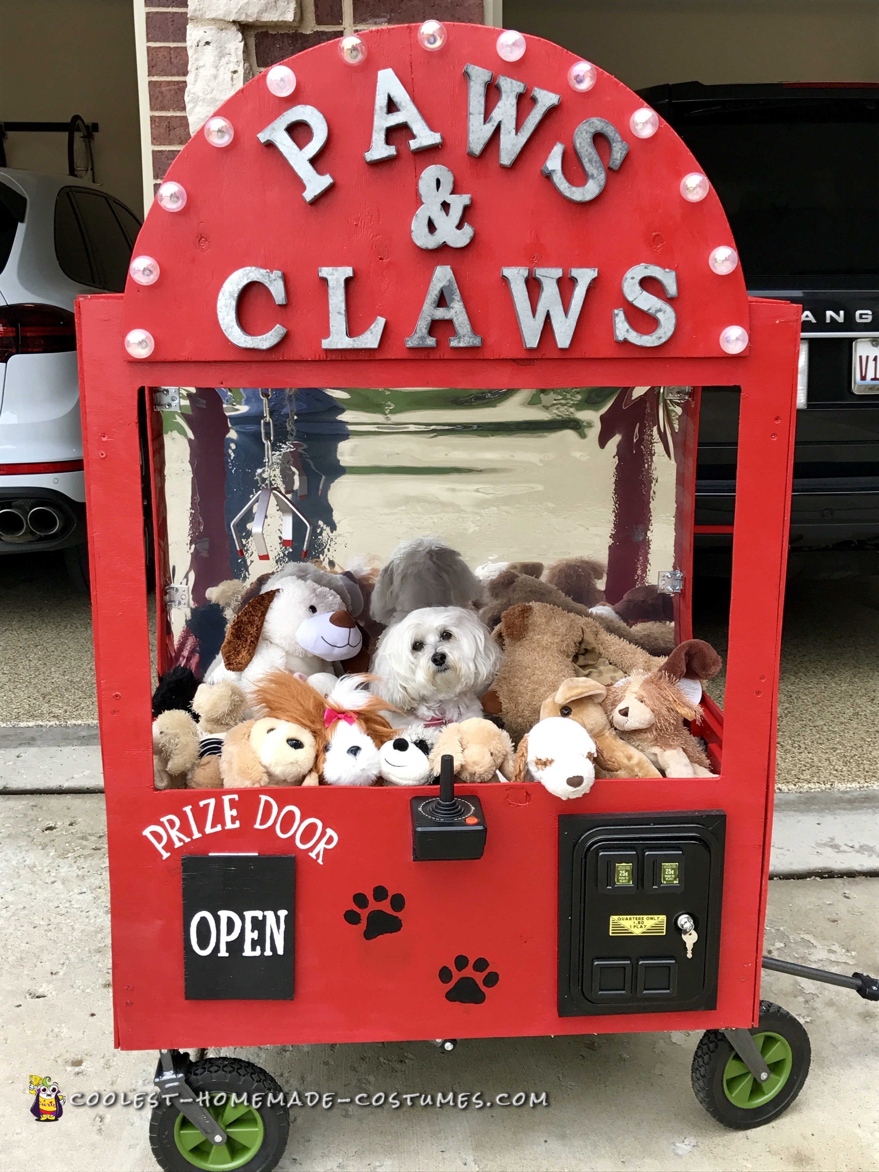 Cool Pet Dog Crane Machine Costume