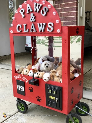 Cool Pet Dog Crane Machine Costume