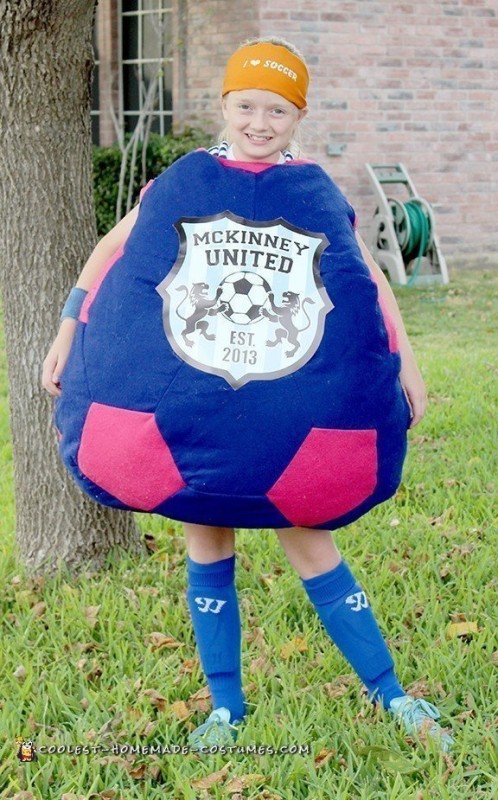 Soccer Ball Mascot Costume