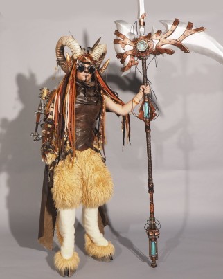 Amazing Steampunk Satyr Costume