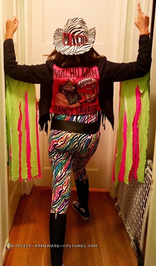 female macho man costume